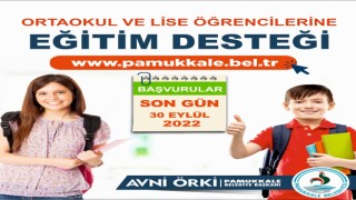 Eğitim yardımı başvurularında son gün 30 Eylül