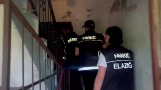 Elazığda uyuşturucuyla mücadele sürüyor