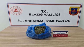 Elazığda 2 kilo kubar esrar ele geçirildi: 1 gözaltı