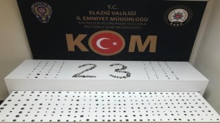 Elazığda Büyük Selçuklu ve sonrası döneme ait 470 adet tarihi eser ele geçirildi