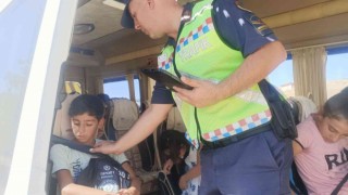Elazığda jandarmadan radarlı ve dronlu trafik denetimi