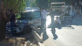 Elazığda otomobil ağaca çarptı: 1 yaralı