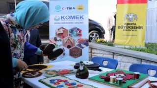 Emine Erdoğan, Saraybosna KOMEK Sergisini ziyaret etti