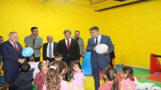 Emniyet Müdürlüğü bahçesinde anaokulu açıldı