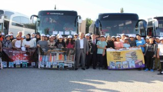 En çok kitap okuyan 200 öğrenci İstanbula uğurlandı