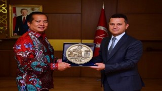 Endonezya Ankara Büyükelçisinden Rektör Topala ziyaret