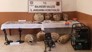 Erdekte tarihi eser kaçaklarına operasyon düzenlendi