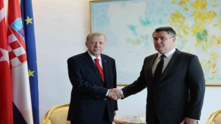 Erdoğan, Hırvatistanlı mevkidaşı Milanoviç ile görüştü