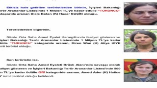 Eren Ablukada etkisiz hale getirilen 3 teröristlerin kimlikleri belli oldu