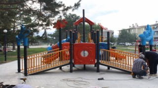 Erzincanda “Engelsiz Oyun Seti” kuruldu