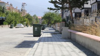 Erzincanda iki mahallede kaldırımlar yenilendi