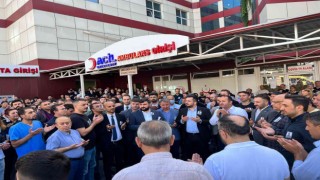 Esenyurt Devlet Hastanesinde öldürülen güvenlik görevlisi için anma töreni düzenlendi