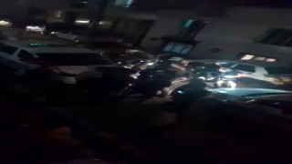 Esenyurtta oğlunu döven gençleri döner bıçağı ile kovaladı