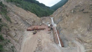 Eskipazar haslı göletinde çalışmalar devam ediyor
