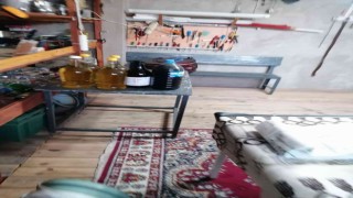 Evinde sahte içki üreten şahıs yakalandı