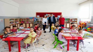 Fadıloğlu, ana sınıfı öğrencilerini ziyaret etti