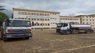 Fatsada okul bahçelerinde temizlik ve bakım çalışması