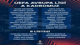 Fenerbahçede UEFA kadrosu belli oldu