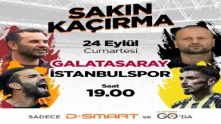Galatasaray - İstanbulspor hazırlık maçı D-Smartta