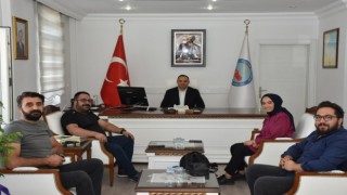 Gazetecilerden Kaymakam Demire ziyaret