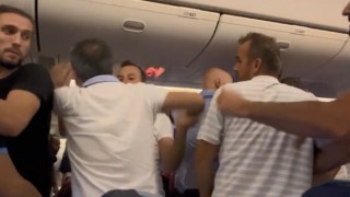 Gaziantep FKnın bulunduğu Trabzon-İstanbul uçağında kavga çıktı