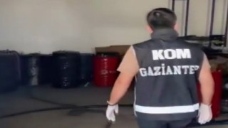 Gaziantepte 2 bin litre kaçak akaryakıt ele geçirildi