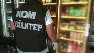 Gaziantepte kaçak alkol operasyonu