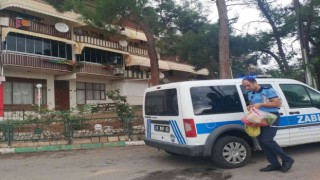 Gemlikte zabıtasından şefkat eli