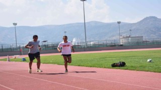 Genç atletler, Türkiye Şampiyonasına hazırlanıyor