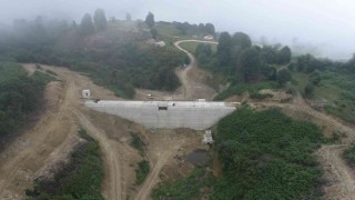 Giresun Piraziz Sel Kapanı inşaatında sona doğru