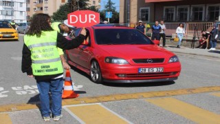 Giresunda “Yayalara öncelik duruşu, hayata saygı duruşu etkinliği