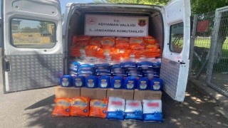 Gölbaşında minibüste sahte deterjan ele geçirildi