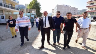 Gölmarmara Uğur Mumcu Caddesinde çalışmalar başladı