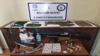 Gönende uyuşturucu ve kaçakçılık operasyonu