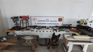 Gümüşhanede kaçak silah imalathanesine baskın