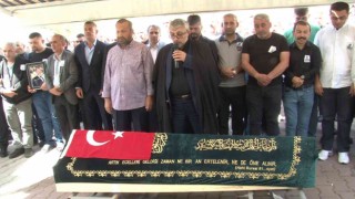 Güvenlik görevlisi Tuğrul Okudan son yolculuğuna uğurlandı