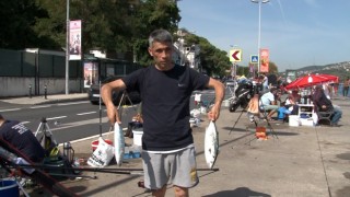 Güzel havayı fırsat bilen amatör balıkçılar sahili doldurdu