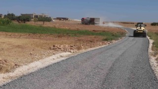 Haliliyede asfaltlama çalışmaları sürüyor