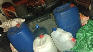 Hatayda 200 litre kaçak içki ele geçirildi