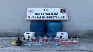 Hatayda 380 litre sahte içki ele geçirildi