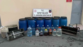 Hatayda bin 750 litre sahte içki ele geçirildi