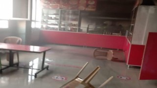 Hatayda okul kantininde yangın
