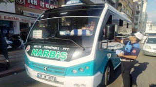 Hatayda zabıta trafik güvenliği için görevde