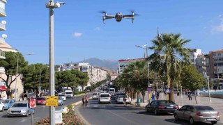 Hava destekli denetimlerde 1 saatte 37 araç cezadan kaçamadı