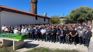 Hayatını kaybeden muhtar son yolculuğuna uğurlandı