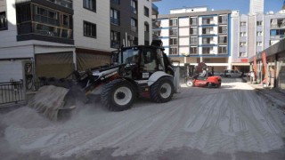 Horozköy ve Ziraat Caddesinde asfalt yama çalışması