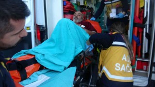 Hurdacıda yangın tüpü patladı: 1 yaralı