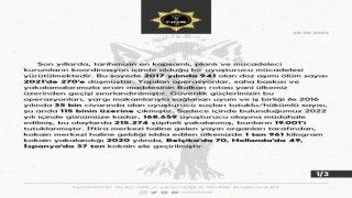 İçişleri Bakanlığından Türkiyenin uyuşturucu ile mücadelesine yönelik haberler hakkında açıklama