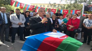 Iğdırda Ermenistanın Azerbaycana yaptığı saldırılar kınandı