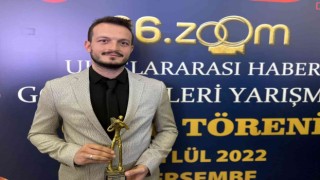 İHA muhabiri Ahmet Faruk Sarıkoça ödül